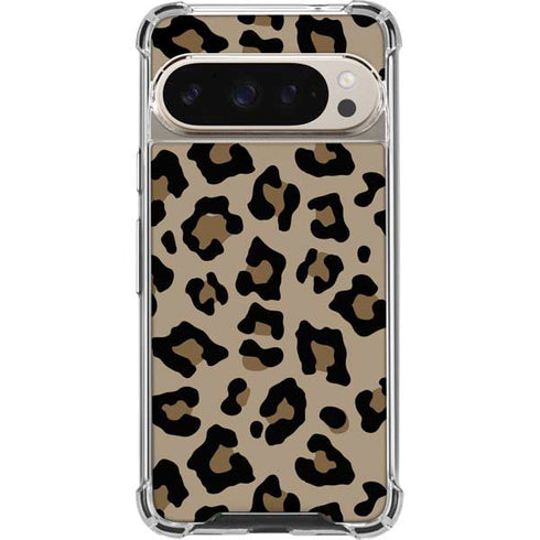 Leopard Print Pixel 9 Pro XL Clear Case